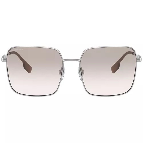 BURBERRY JUDE SILVER/BEIGE GRADIENT SUNGLASSES BE3119 - Picture 3 of 5
